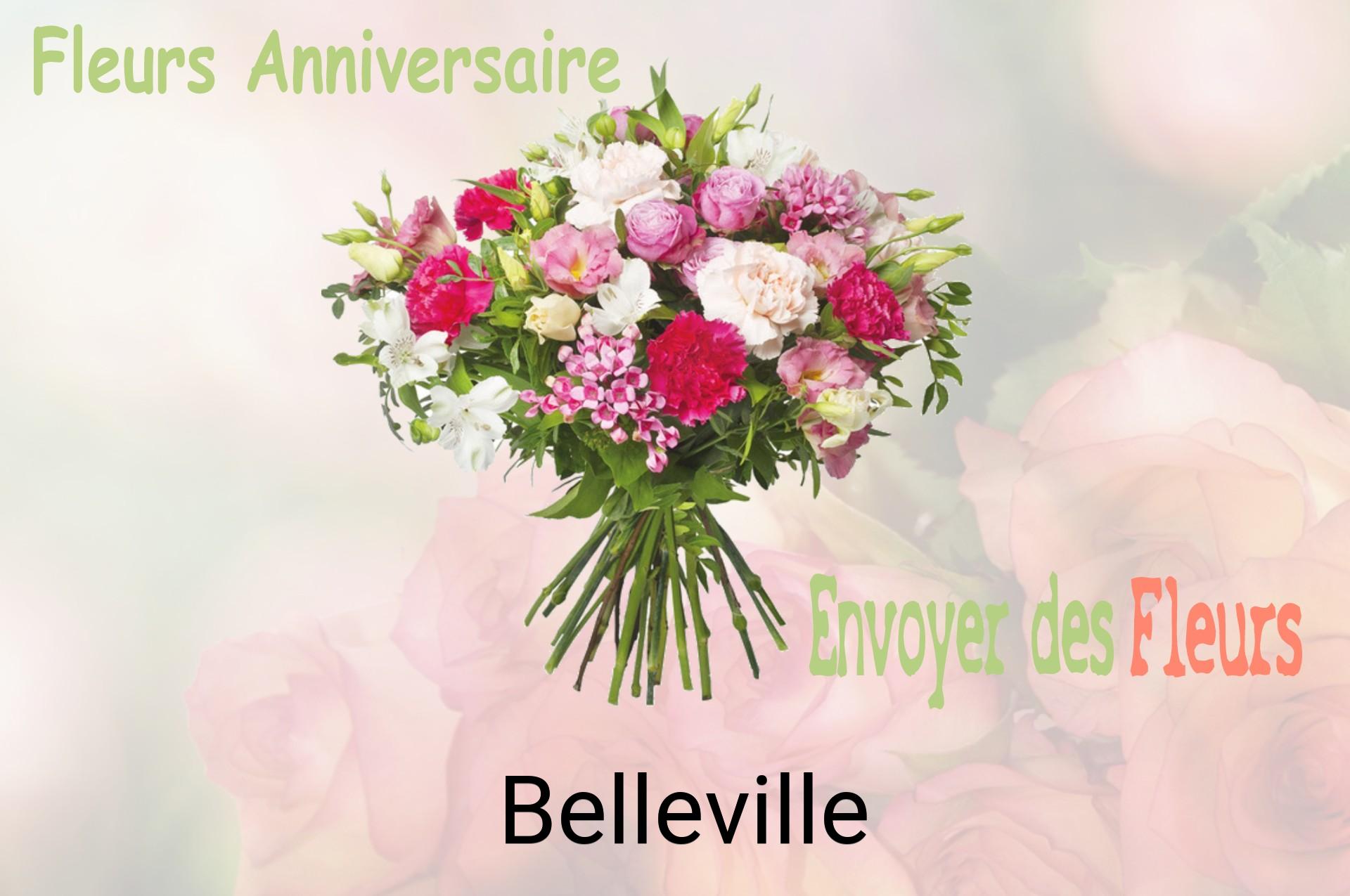 Bouquet de fleurs d’anniversaire livré à Belleville